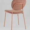Стул обеденный Gigi коричневый букле розовые ножки УТ000039037 - 8