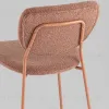 Стул обеденный Gigi коричневый букле розовые ножки УТ000039037 - 9