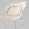 Стул обеденный Gigi шенилл бежевый кремовые ножки УТ000039034 - 7