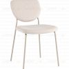 Стул обеденный Gigi шенилл бежевый кремовые ножки УТ000039034 - 1