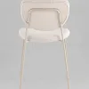 Стул обеденный Gigi шенилл бежевый кремовые ножки УТ000039034 - 5
