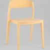 Стул Moris пластик бледно-желтый УТ000039255 - 2