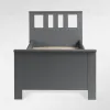 2.08.04.050.4 САГА кровать одинарная 90х200 серая 2.08.04.050.4 - 2