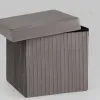 Пуф складной с ящиком Store Square антрацитовый УТ000038975 - 3
