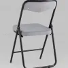 Складной стул Джонни велюр серый каркас черный матовый УТ000038735 - 6