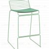 Стул полубарный Danny зеленый с подушкой УТ000038989 - 1