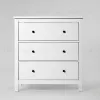 2.08.02.020.1 САГА комод 3 ящика белый 2.08.02.020.1 - 2