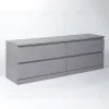S01071 Варма 4Д комод 160х54х40, серый S01071 - 1