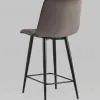 Стул полубарный Джанго велюр пепельно-серый высота сиденья 60 см УТ000036033 - 6