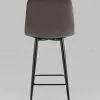 Стул полубарный Джанго велюр пепельно-серый высота сиденья 60 см УТ000036033 - 5