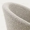Marvin Поворотный стул из серого флиса с ножками из ясеня 181477 - 8
