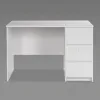 Стол КАСТОР письменный однотумбовый с тремя ящиками, цвет белый 2.03.06.090.1 - 2
