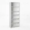 Стеллаж Варма 80, высокий с шестью полками, цвет белый S00357 - 1