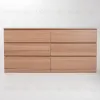 Комод Варма 6Д большой с шестью выдвижными ящиками, цвет дуб белёный S00319 - 2