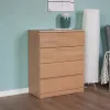 Комод Варма 4 с четырьмя выдвижными ящиками, цвет дуб белёный S00258 - 4