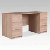Стол КАСТОР письменный двухтумбовый с шестью ящиками, цвет Дуб Сонома 2.03.06.040.3 - 1