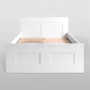 Кровать СИРИУС двухспальная с ортопедическим основанием 140х200, цвет белый 2.02.04.190.1 - 2