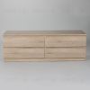 Комод МАЛЬТА низкий с четырьмя выдвижными ящиками, цвет Дуб Сонома 2.05.02.030.3 - 2