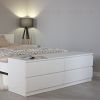 Комод МАЛЬТА низкий с четырьмя выдвижными ящиками, цвет белый 2.05.02.030.1 - 4
