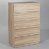 Комод МАЛЬТА высокий с пятью одинаковыми выдвижными ящиками, цвет Дуб Сонома 2.05.02.090.3 - 1
