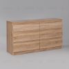 Комод КАСТОР длинный с шестью выдвижными ящиками, цвет Дуб Сонома 2.03.02.080.3 - 1