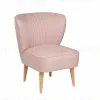 Кресло Унельма светло-розовый, ткань рогожка UNEACH MA61 - 1