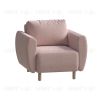 Кресло для отдыха Тулисия светло-розовый, ткань рогожка TULACH TW16 - 1