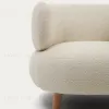 Luisa Кресло из белого флиса с ножками из массива бука 174958 - 9