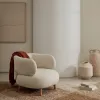Luisa Кресло из белого флиса с ножками из массива бука 174958 - 2