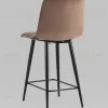 Стул полубарный Джанго велюр коричневый высота сиденья 60 см УТ000036035 - 6