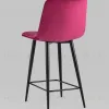 Стул полубарный Джанго велюр винный высота сиденья 60 см УТ000036034 - 6