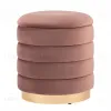 Пуф Франсис с ящиком велюр пыльно-розовый УТ000035899 - 1