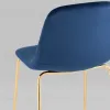 Стул полубарный Валенсия SN велюр синий золотые ножки УТ000037160 - 7