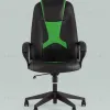 Кресло игровое TopChairs ST-CYBER 8 черный/салатовый УТ000035043 - 5