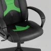 Кресло игровое TopChairs ST-CYBER 8 черный/салатовый УТ000035043 - 10