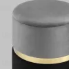 Пуф Кэрри с ящиком велюр серо-черный УТ000025555 - 9