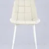 Стул Флекс велюр светло-бежевый белые ножки УТ000025207 - 5