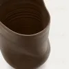Macarelleta Темно-коричневая керамическая ваза Ø 32 см 178132 - 4