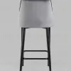Стул полубарный Коби велюр серый УТ000025305 - 4