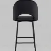 Стул полубарный Меган велюр черный УТ000025280 - 5