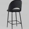 Стул полубарный Меган велюр черный УТ000025280 - 6