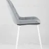 Стул Флекс велюр светло-серый белые ножки УТ000025208 - 6