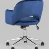 Кресло компьютерное Кларк велюр синий УТ000005057 - 8