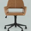 Кресло компьютерное Филиус экокожа коричневый УТ000005618 - 5