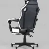 Кресло игровое TopChairs Virage черно-белое УТ000004542 - 8