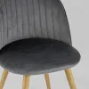 Стул Лион Страйпс велюр серый УТ000004870 - 10
