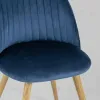 Стул Лион Страйпс велюр голубой УТ000004871 - 10