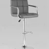 Стул барный Малави серый УТ000004860 - 2