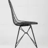 Стул обеденный Eiffel черный с черной подушкой УТ000004229 - 8