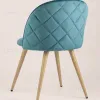 Стул Лион велюр с ромбами аквамарин УТ000002228 - 9